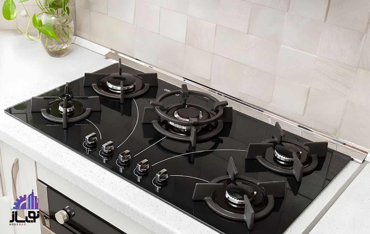 نحوه تمیز کردن اجاق گاز شیشه ای