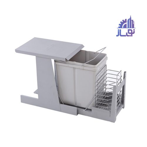 سطل زباله تک مخزنه ترکیبی ریل کف تاندم (هلنا)