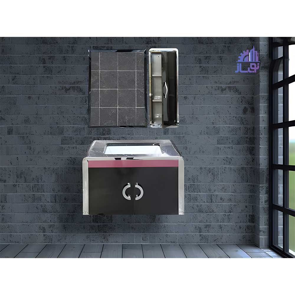 روشویی کابینتی لاکچری شاینی مدل ویانا