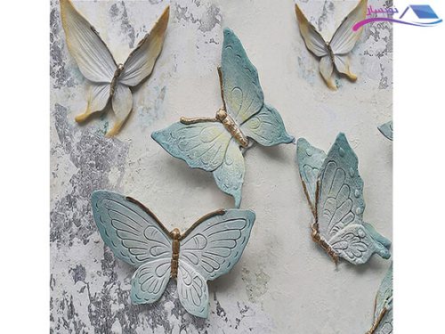 پوستر دیواری سه بعدی طرح پروانه ها